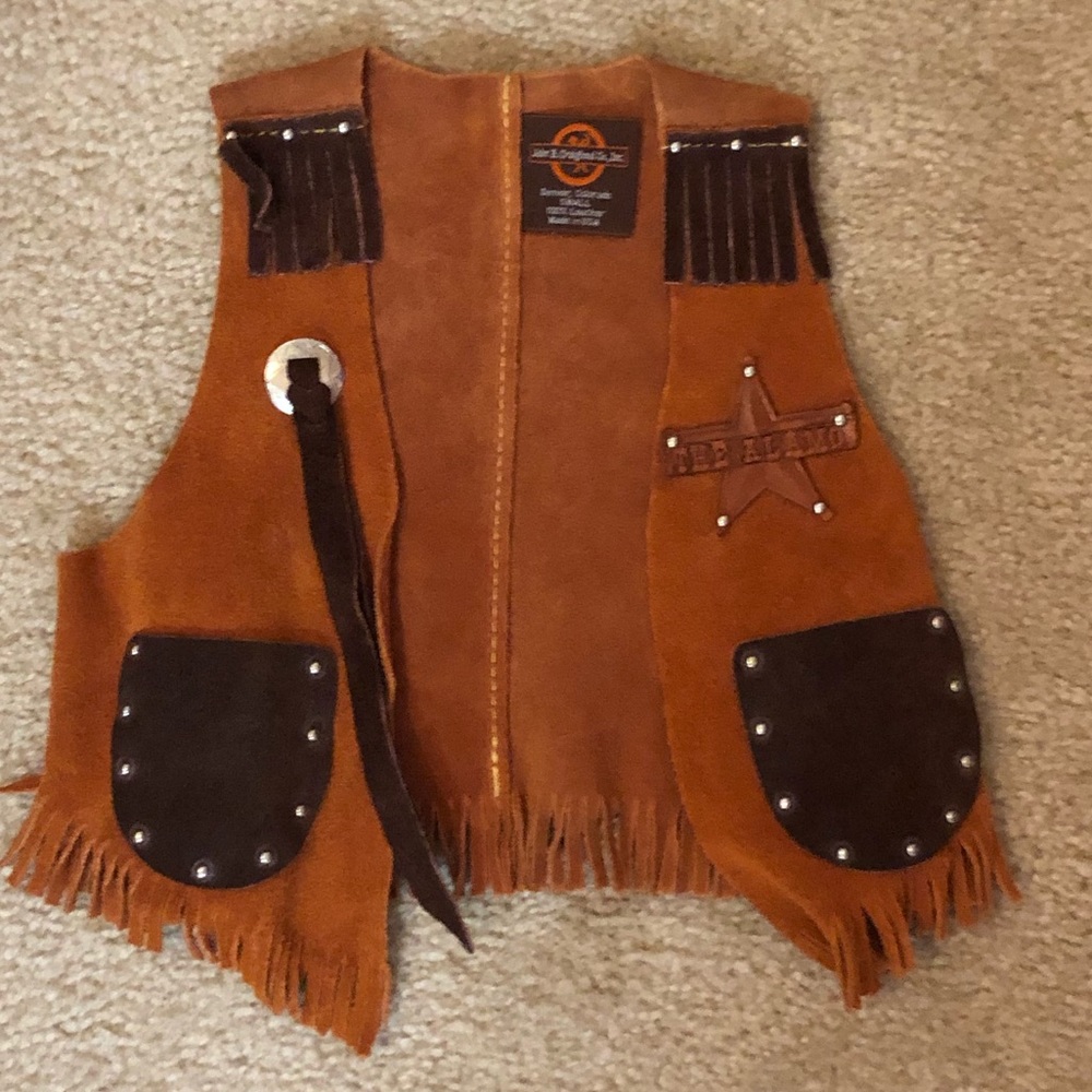 Kids Leather Vest